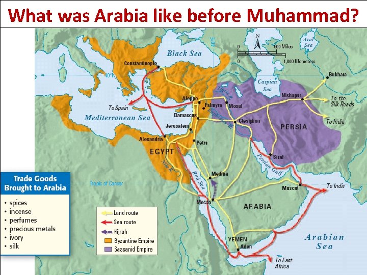 What was Arabia like before Muhammad? 