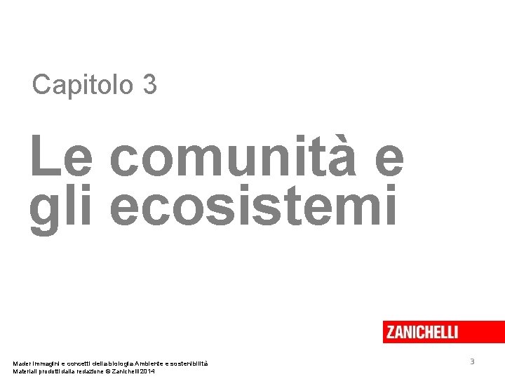 Capitolo 3 Le comunità e gli ecosistemi Mader Immagini e concetti della biologia Ambiente