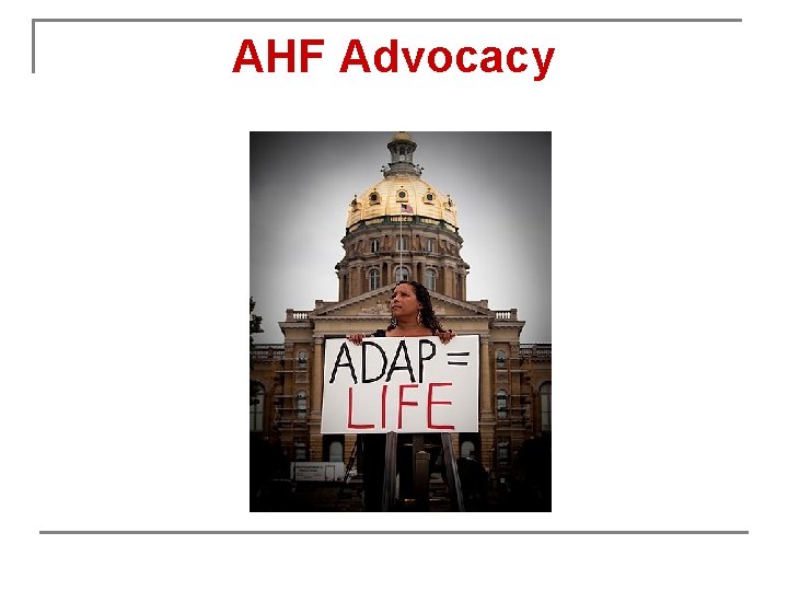 AHF Advocacy 