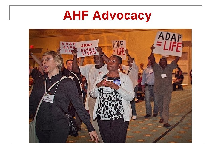 AHF Advocacy 