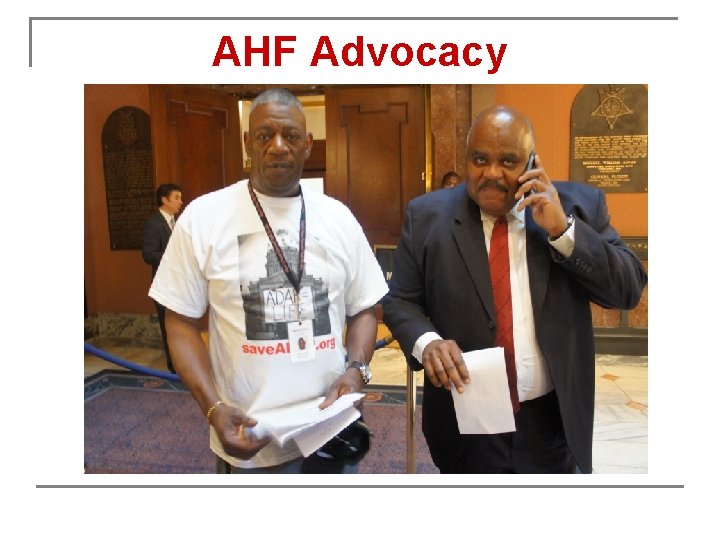 AHF Advocacy 