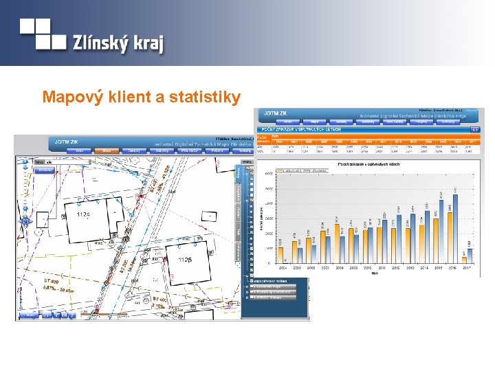 Mapový klient a statistiky 