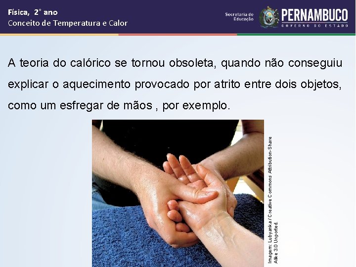 Física, 2° ano Conceito de Temperatura e Calor A teoria do calórico se tornou