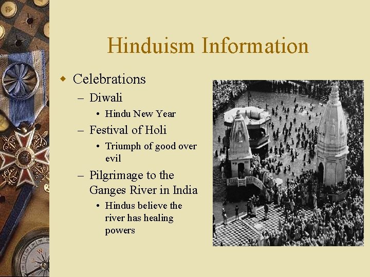 Hinduism Information w Celebrations – Diwali • Hindu New Year – Festival of Holi