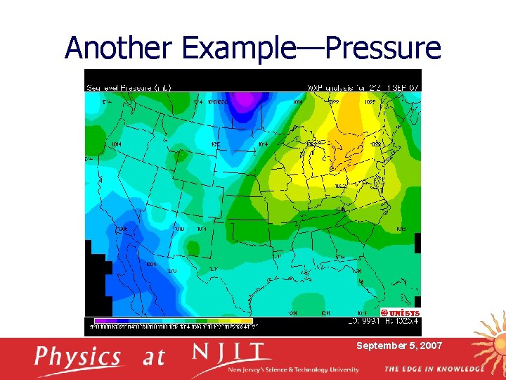 Another Example—Pressure September 5, 2007 
