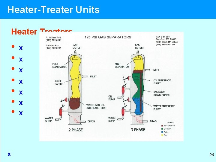 Heater-Treater Units Heater Treaters • • x x x x 26 