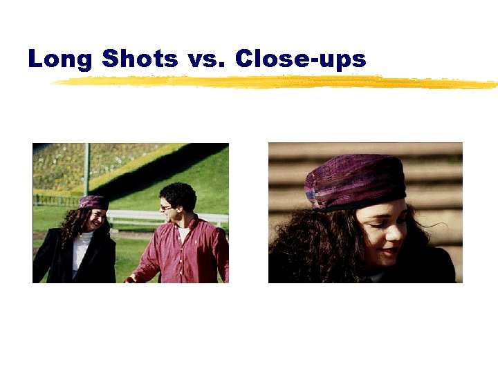 Long Shots vs. Close-ups 