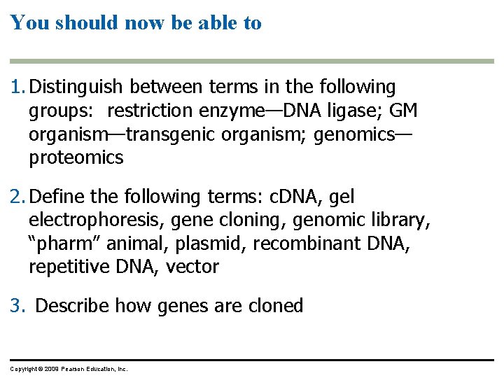 You should now be able to 1. Distinguish between terms in the following groups: You should now be able to 1. Distinguish between terms in the following groups: