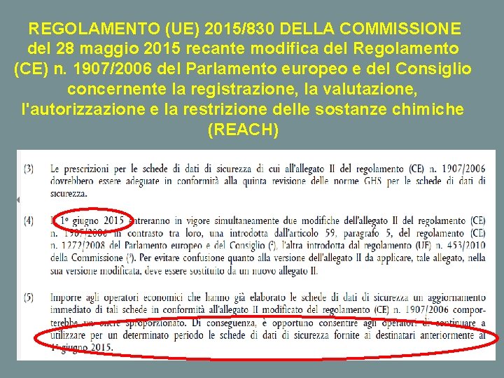  REGOLAMENTO (UE) 2015/830 DELLA COMMISSIONE del 28 maggio 2015 recante modifica del Regolamento