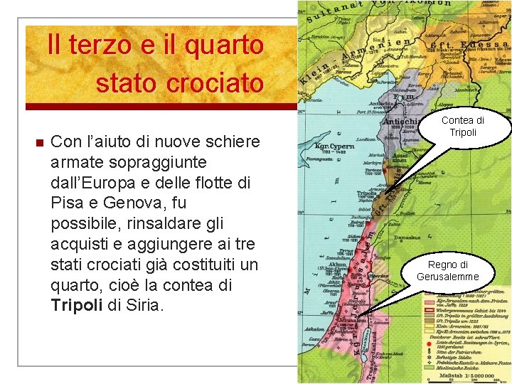 Il terzo e il quarto stato crociato n Con l’aiuto di nuove schiere armate Il terzo e il quarto stato crociato n Con l’aiuto di nuove schiere armate