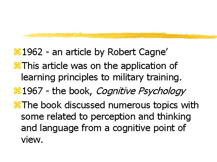 z 1962 - an article by Robert Cagne’ z. This article was on the z 1962 - an article by Robert Cagne’ z. This article was on the