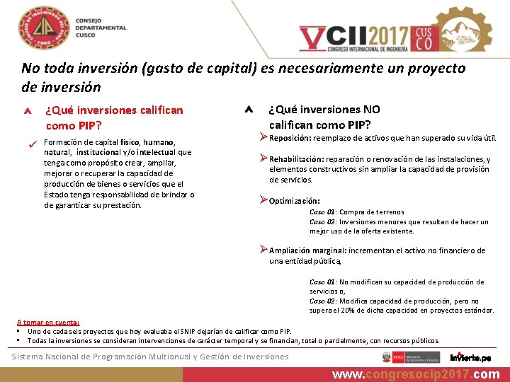 No toda inversión (gasto de capital) es necesariamente un proyecto de inversión ¿Qué inversiones
