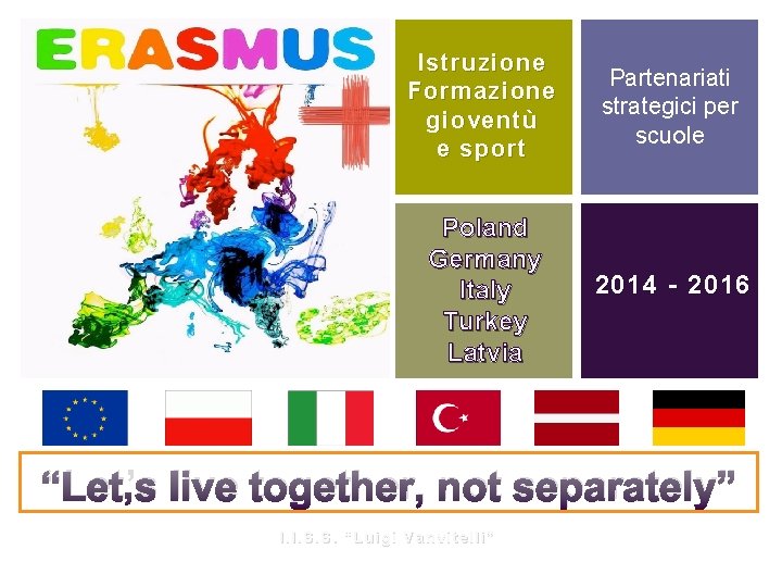 + Istruzione Formazione gioventù e sport Partenariati strategici per scuole Poland Germany Italy Turkey