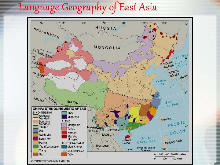 Language Geography of East Asia 