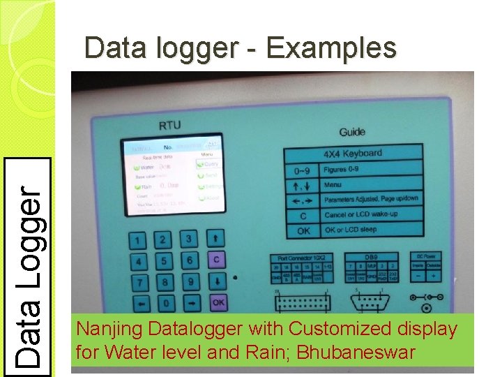 Data Logger Data logger - Examples Nanjing Datalogger with Customized display for Water level