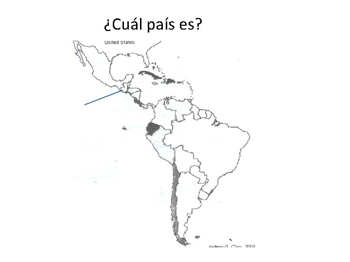 ¿Cuál país es? 