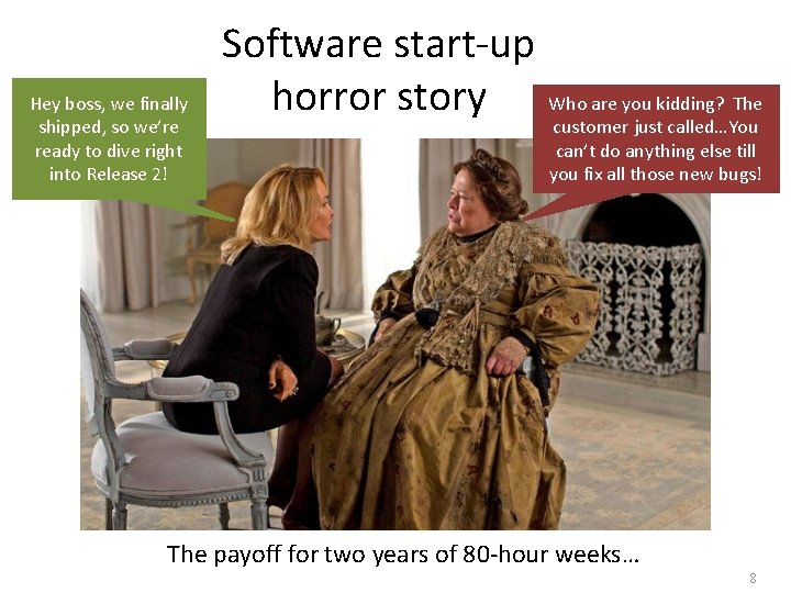 Hey boss, we finally shipped, so we’re ready to dive right into Release 2!