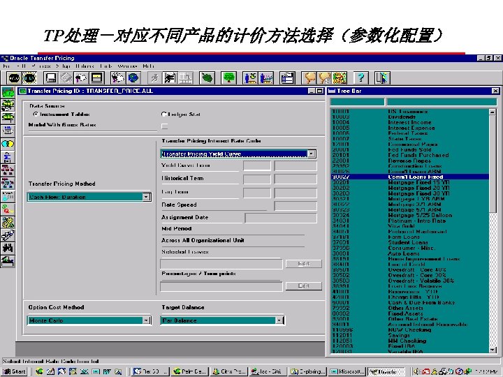 TP处理－对应不同产品的计价方法选择（参数化配置） Copyright © 2003, Oracle. All rights reserved. 