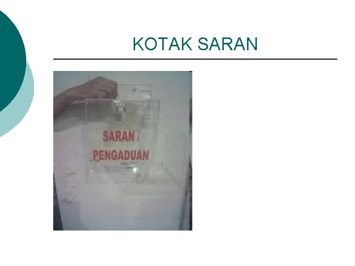 KOTAK SARAN KOTAK SARAN