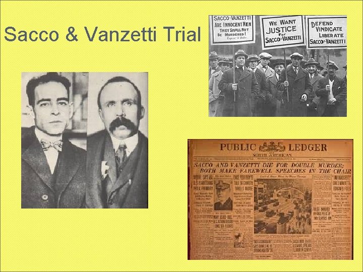 Sacco & Vanzetti Trial 