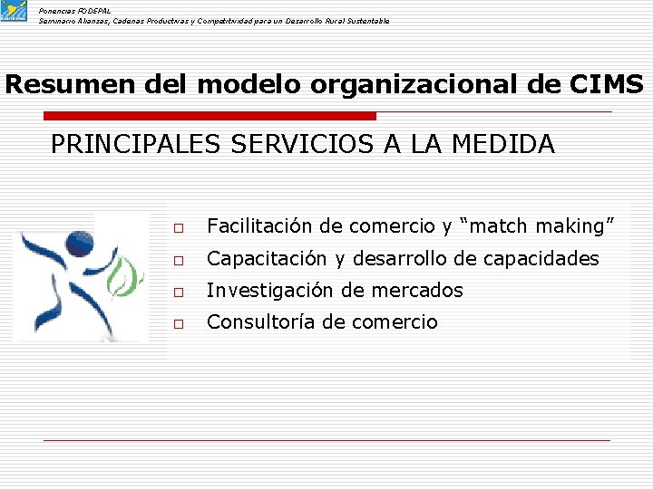 Ponencias FODEPAL Seminario Alianzas, Cadenas Productivas y Competitividad para un Desarrollo Rural Sustentable Resumen Ponencias FODEPAL Seminario Alianzas, Cadenas Productivas y Competitividad para un Desarrollo Rural Sustentable Resumen