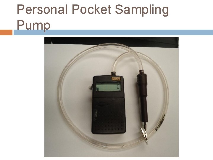 Personal Pocket Sampling Pump 