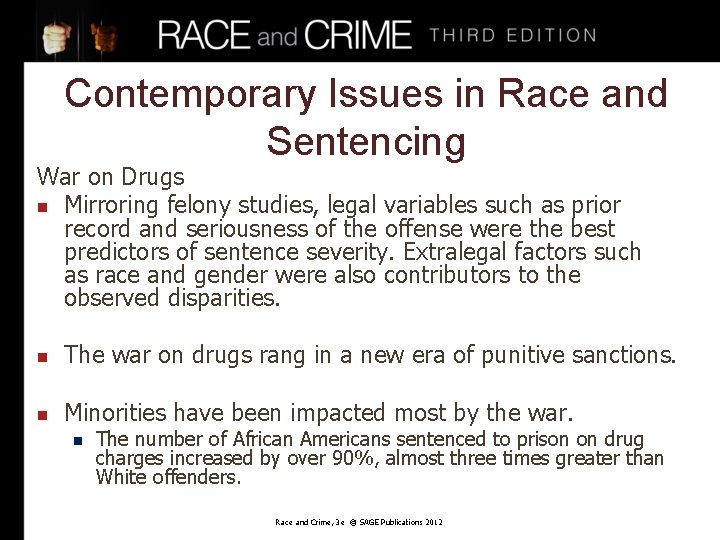 Chapter 6 Sentencing Race And Crime 3 E