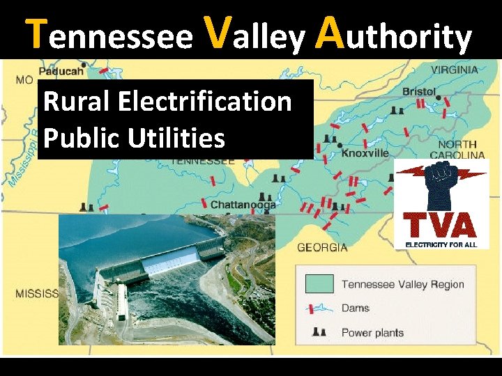 Tennessee Valley Authority Rural Electrification Public Utilities 