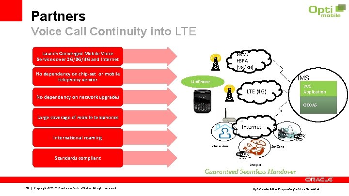 Partners Voice Call Continuity into LTE Launch Converged Mobile Voice Services over 2 G/3