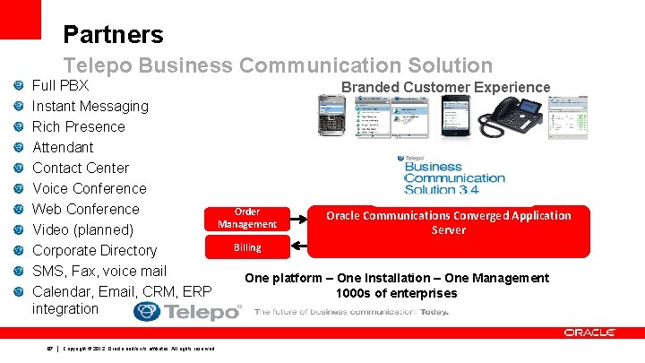 Partners Telepo Business Communication Solution Full PBX Branded Customer Experience Instant Messaging Rich Presence