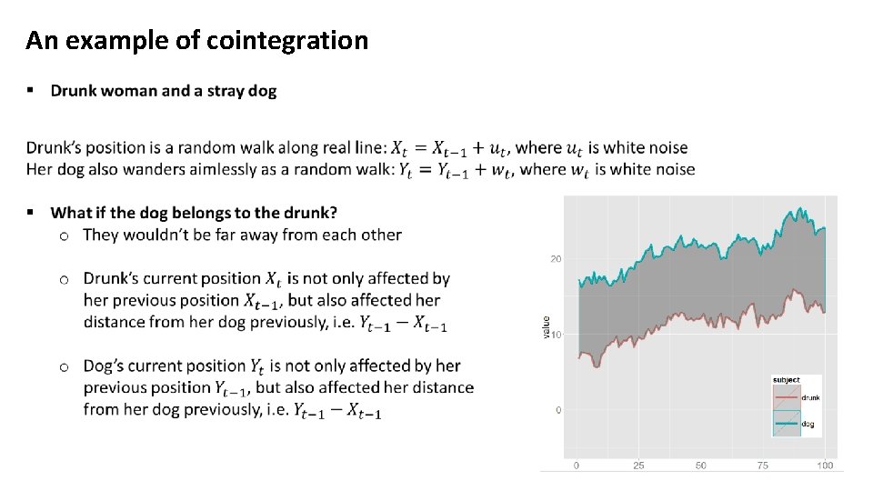 An example of cointegration An example of cointegration