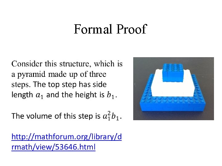 Formal Proof 