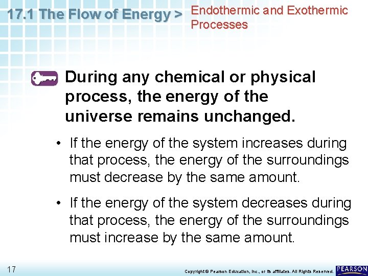 17 1 The Flow of Energy Chapter 17