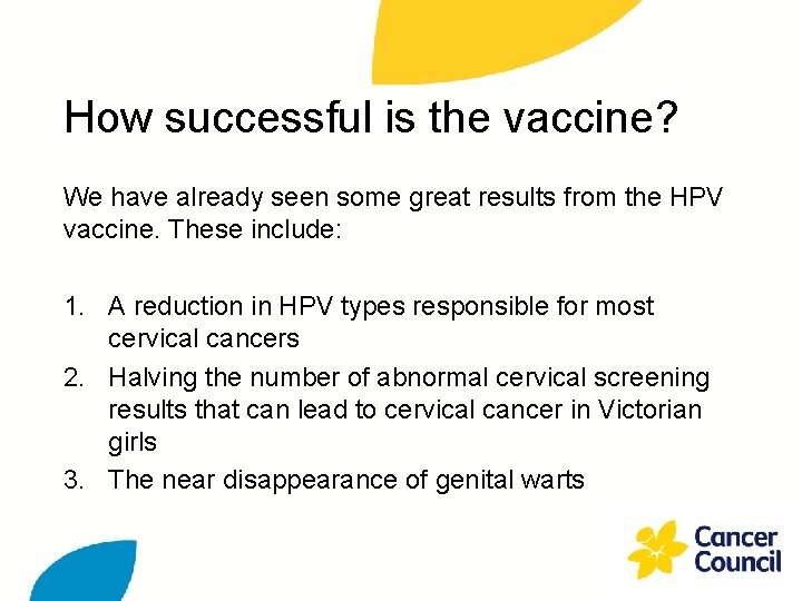 How successful is the vaccine? We have already seen some great results from the