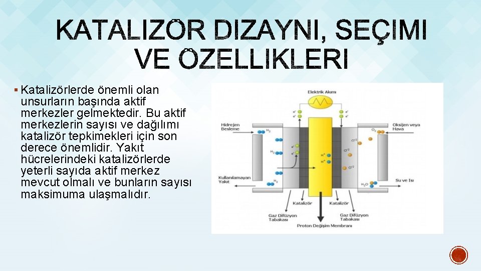 § Katalizörlerde önemli olan unsurların başında aktif merkezler gelmektedir. Bu aktif merkezlerin sayısı ve § Katalizörlerde önemli olan unsurların başında aktif merkezler gelmektedir. Bu aktif merkezlerin sayısı ve