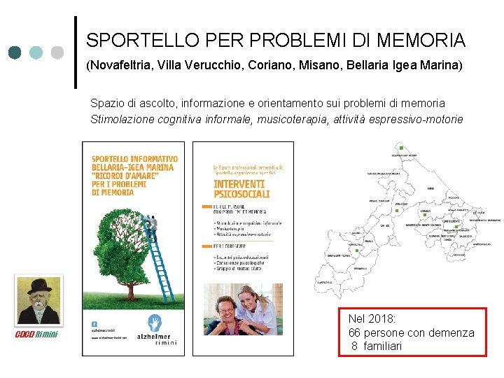 SPORTELLO PER PROBLEMI DI MEMORIA (Novafeltria, Villa Verucchio, Coriano, Misano, Bellaria Igea Marina) Spazio