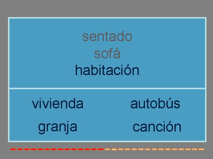 sentado sofá habitación vivienda autobús granja canción 