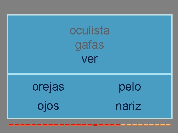 oculista gafas ver orejas pelo ojos nariz 