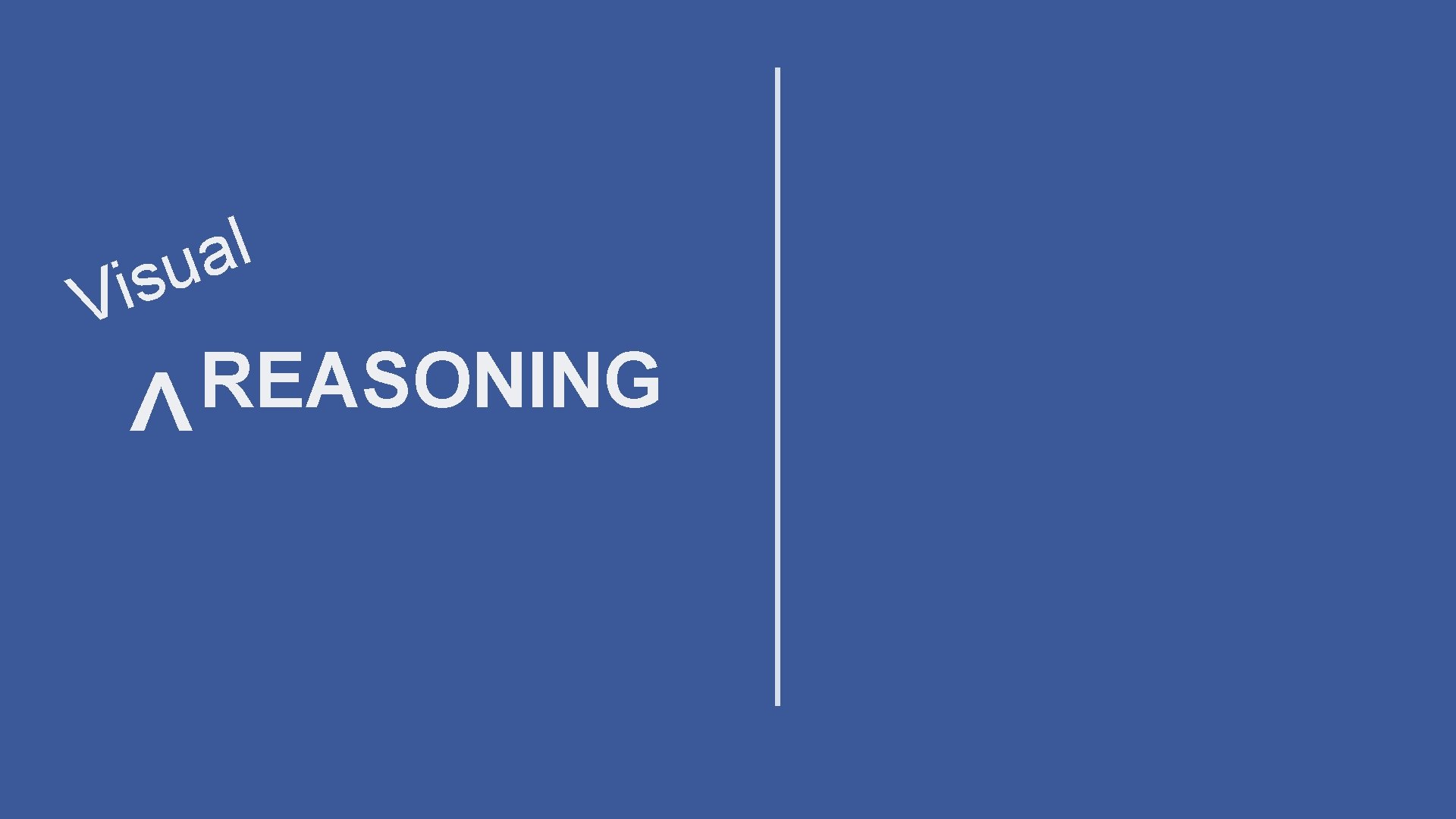 l a u s i V ^ REASONING 
