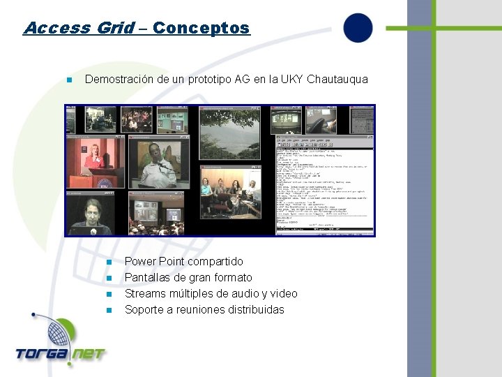 Access Grid – Conceptos n Demostración de un prototipo AG en la UKY Chautauqua