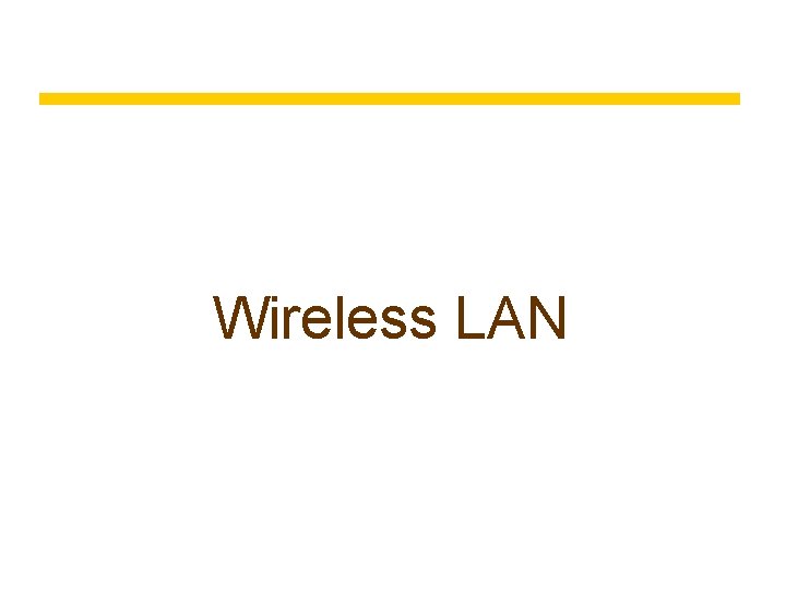 Wireless LAN 