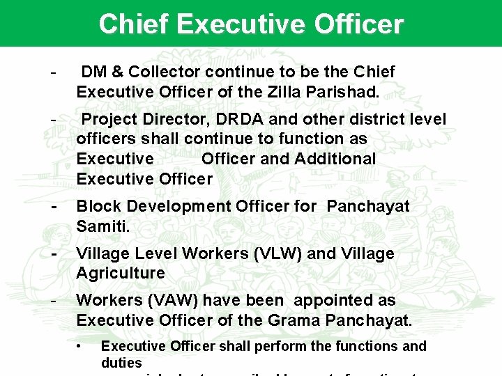 Chief Executive Officer - DM & Collector continue to be the Chief Executive Officer