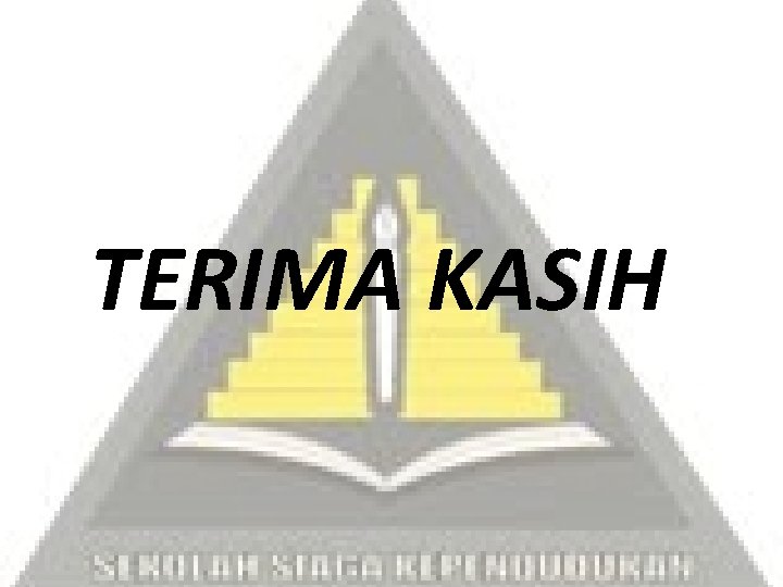 TERIMA KASIH 