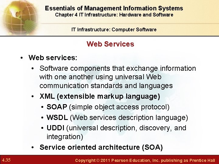 Essentials of Management Information Systems Chapter 4 IT Infrastructure: Hardware and Software IT Infrastructure: