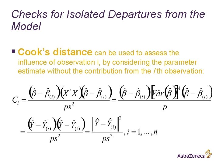 Lecture 7 Model Checking for Linear Mixed Models