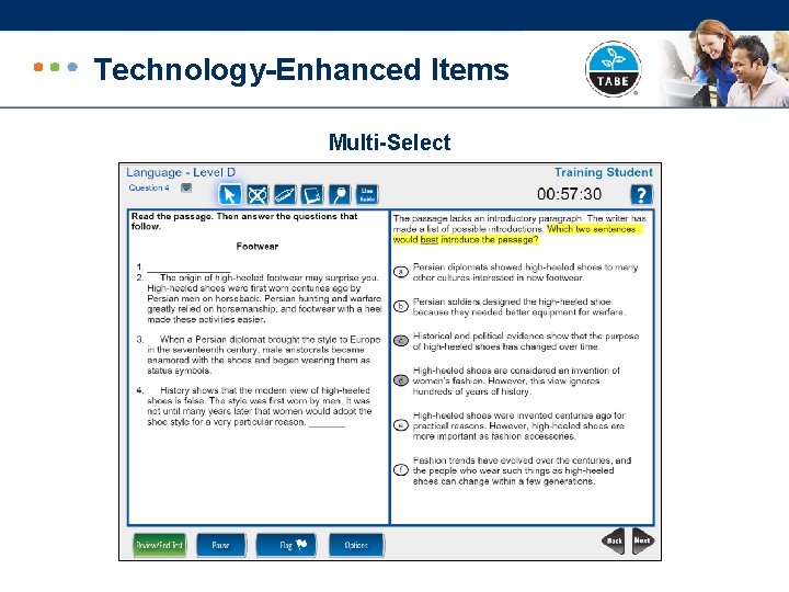 Technology-Enhanced Items Multi-Select 