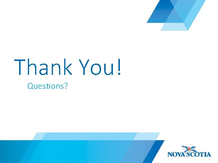 Thank You! Questions? 