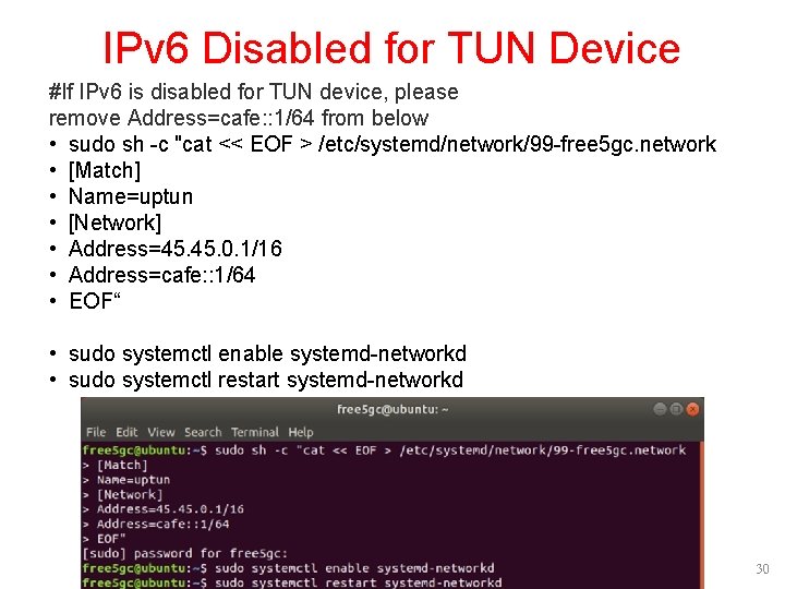 IPv 6 Disabled for TUN Device #If IPv 6 is disabled for TUN device, IPv 6 Disabled for TUN Device #If IPv 6 is disabled for TUN device,