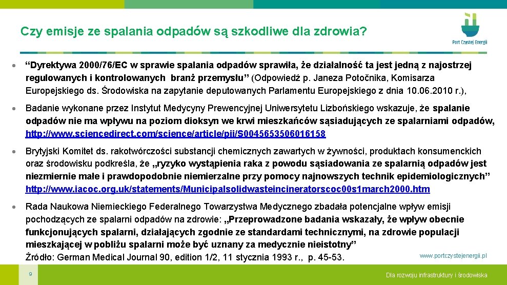 Czy emisje ze spalania odpadów są szkodliwe dla zdrowia? “Dyrektywa 2000/76/EC w sprawie spalania