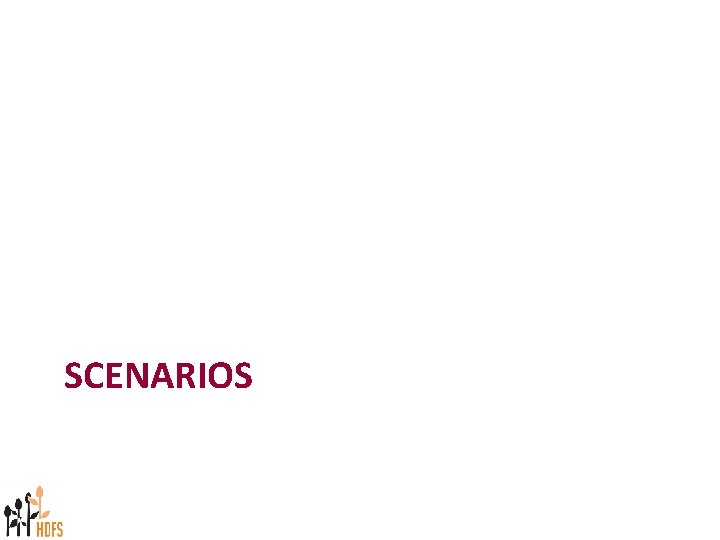 SCENARIOS 